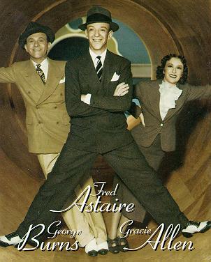 [starring Fred Astaire, George Burns, and Gracie Allen]