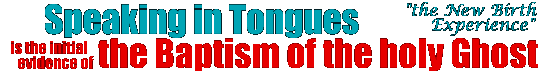speaking in tongues pentecostal banner