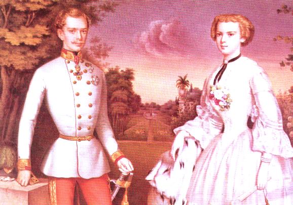 Franz Josef & Sisi at time of marriage