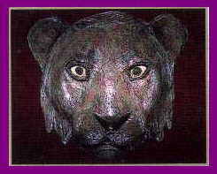 Silver Lion Head from Ur