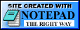 Done with Notepad - the proper way