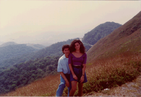 Djaci e Xtal em So Paulo prox. ao Pico do Jaragu (1991)