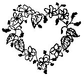 Floral Heart To Color