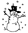 Snowman To Color