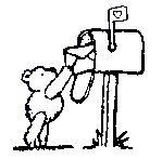 Teddy Mailbox To Color