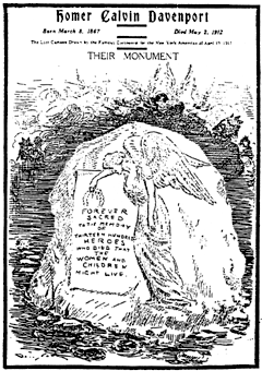 The Last Cartoon Drawn by the Famous Cartoonist for the New York American of April 12 1912