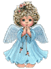 animated cute praying angel