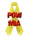 [POW-MIA yellow ribbon]