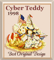 Cyber Teddy's Best Original Design Award!