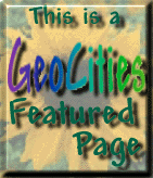 Geocities Featured Page Award
