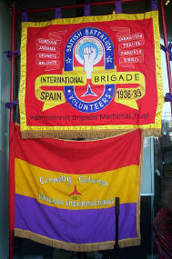 Banners of the Connolly Column and the International Brigades Memorial Trust - Dublin Oct 2005.