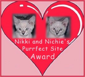 My (blush) cat award!