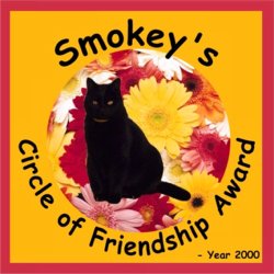 Smokey's Circle of Friendship Award