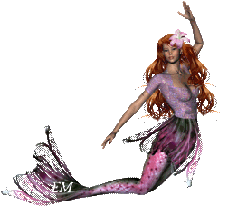 Purple Passion Mermaid Doll by Emma Marlow