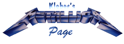 Kleber's Metallica Page