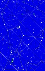 Star chart showing Orion