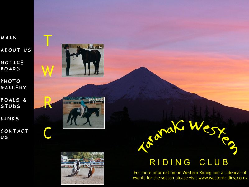 Taranaki Western Riding Club Home Page