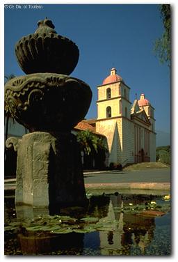 Mission Santa Barbara. by Robert Holmes