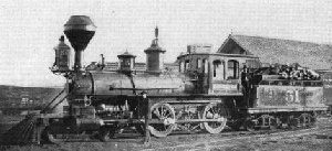 Woodburner #51 Locomotive 1882