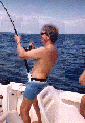 That's me catching a 40lb Tuna!