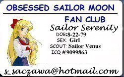 Obsessed Sailor Moon Fan Club