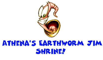Athena's Earthworm Jim Shrine!