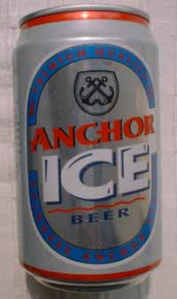105. Anchor Ice Brewed and canned by Guiness Anchor, Malaysia.