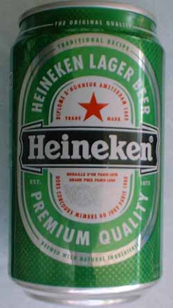 110. Heneiken Beer can Can - new design from Malaysia.