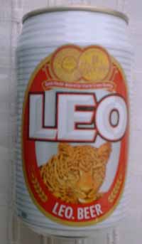 7. Leo Beer by Khon Kaen Breweries, Ltd., Thailand.