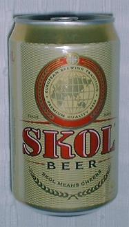 112. Skol Beer. This brewered by Carlberg Brewery, Malaysia.
