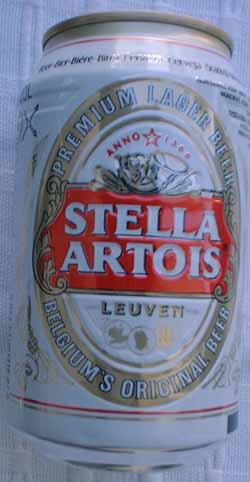 20. Stella Artois. This is a 33 cl Beer Can from Belgium.