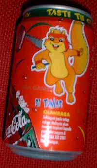 3. Coca-cola Can for Atheletics - Sea Games 2001 in Malaysia.