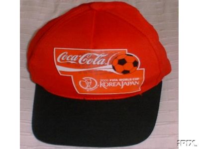 201. Coca-Cola Base Ball Hat was issued for the Worldcup Football 2002
