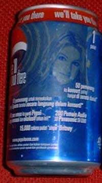 3. Pepsi Britany Spears Contest Can 2002.