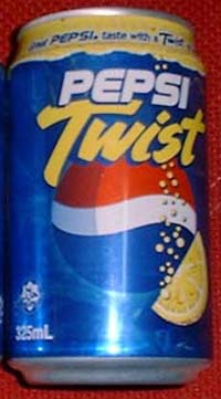 2. Pepsi Twist Can 2002.