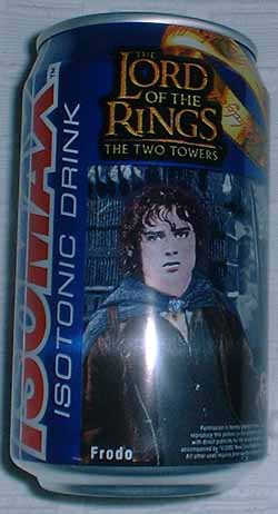 LOTR4. Lord Of The Ring Frodo - Isomax Energy Drink Can from Malaysia.