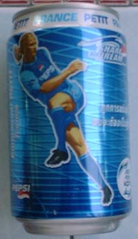 6. Emmanuel PETIT of France - Pepsi Can from Thailand.