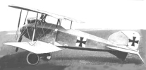 Albatros D.I. Typ von Maschine, die von Boelcke und Bhme bei Verdun geflogen wurde, 1916