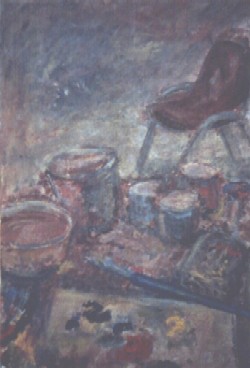 "Artist's Palette" -  Acrylic on Canvas 1990