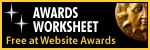 Website Awards Worksheet - hundreds of Award Sites