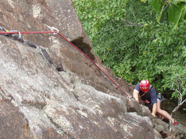 Dave seconding a jungle route