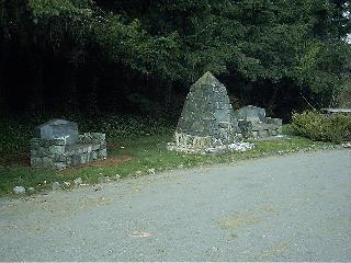cairn and benches