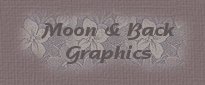 Moon and Back Graphics Logo