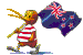 kiwi & NZ flag