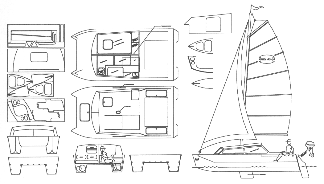 Small Catamaran Boat Plans