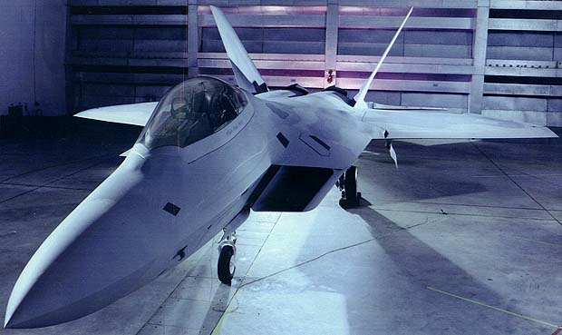 parked F-22