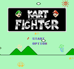 Kart Fighter Title Screen