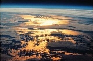Sunset from Space