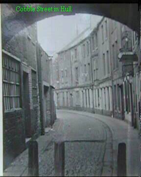 Cobble street in Hull- old town. Photo G.A.Laud