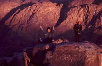 Mt. Sinai - Prayer at sunrise